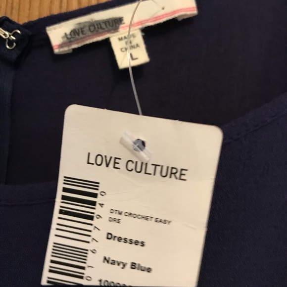 LOVE CULTURE blue dress NWT - Picture 3 of 5